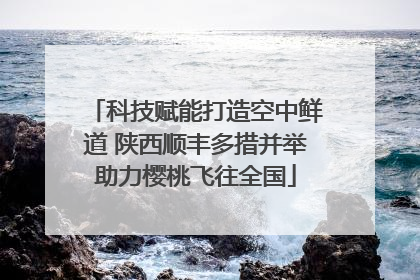 科技赋能打造空中鲜道 陕西顺丰多措并举助力樱桃飞往全国